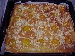 Meruňkový koláč z cukety