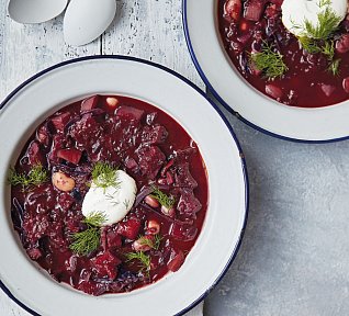 Vegetariánský boršč