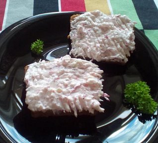 Tvarohová pomazánka s ředkvičkami