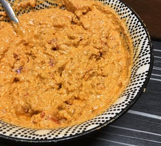 Veganská budapešťská pomazánka