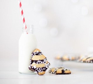 Máslové vánoční stromečky