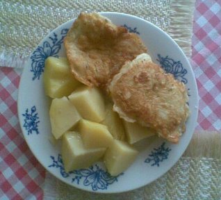 Amur (ryba) v bylinkovém těstíčku