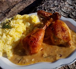 Smetanové duo kuře