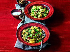 Gnocchi s pestem z vlašských ořechů