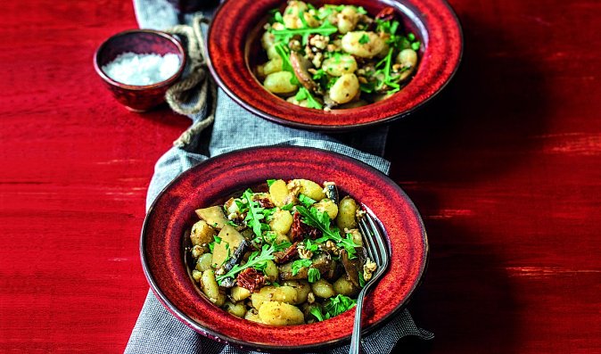 Gnocchi s pestem z vlašských ořechů