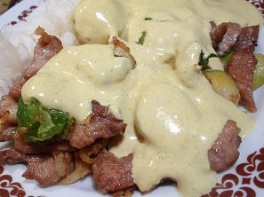 Masové kari s kapustičkami