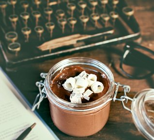 Čokoládová panna cotta Čokoládová panna cotta
