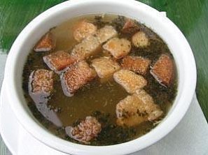 15 minutová česnečka