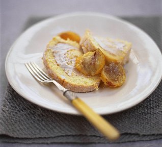 Sladká vaječná roláda Švýcarka