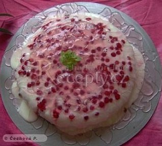 Rybízový dort s tvarohem