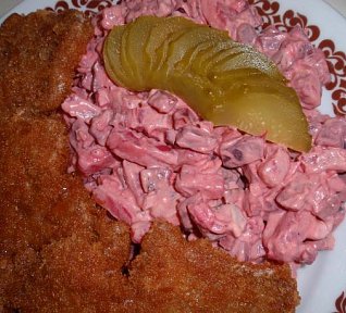 Bramborový salát s řepou