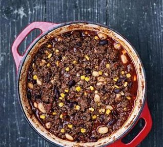 Chilli con carne s kořením