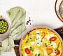 Frittata s jarní cibulkou a hráškem