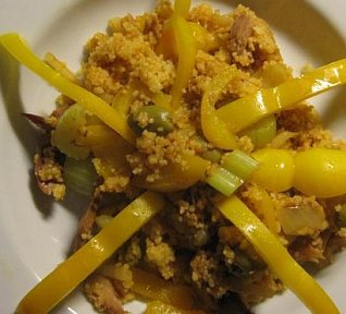 Kuskus s tuňákem a zeleninou