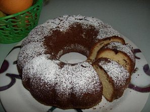 Lukášova pomerančová bábovka Lukášova pomerančová bábovka