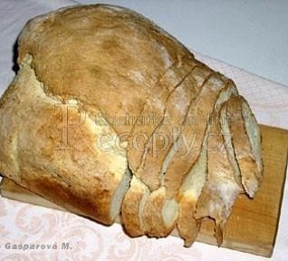 Domácí chléb s pivem Domácí chléb s pivem