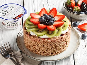 Skyr snídaňový koláč