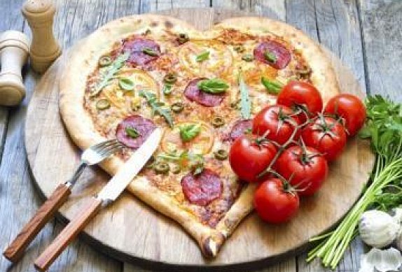 Valentýnská pizza photo-0