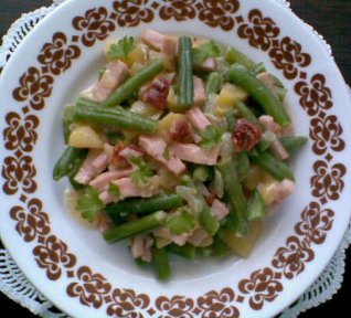 Fazolky s uzeným masem