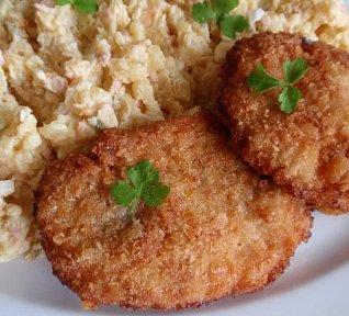 Chutnější obalované řízky nebo zelenina