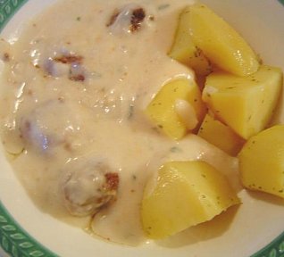 Masové kuličky v omáčce z Ikea