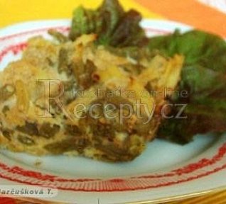 Zapečené fazolky se strouhankou