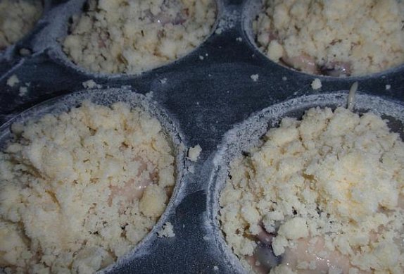 Třešňové (višňové) muffiny / koláč