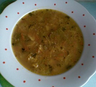 Kapustová polévka s brambory