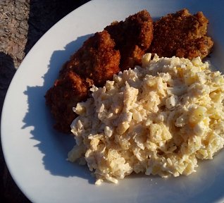 Bramborovo-zelný salát