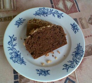 Cuketová kostka s čokoládou