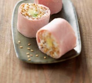 Šunkové maki rolky