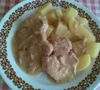 Česnekové plátky se slaninou