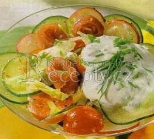 Lehký koktejl s lososem