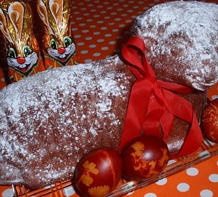 Šlehačkový mramorový beránek