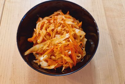 fermentované zelí (a la Kimchi)
