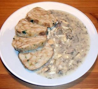 Koprová omáčka s hříbky