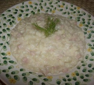 Kremové fenyklové rizoto nejen pro děti