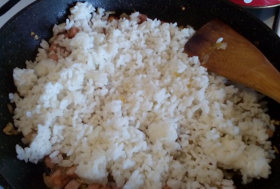 Rychlá vaječná rýže