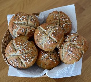 Chlebovky z žitné mouky (pro alergiky - bez pšenice, vajec, mléka)