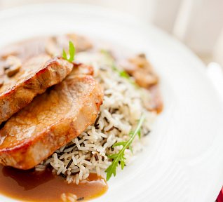 Vepřové maso na houbách