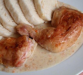 Kuře pečené na halali