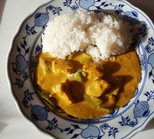 Indické kuřecí kari