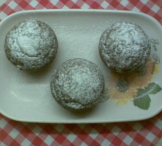 Perníkové muffiny s čokoládovým krémem