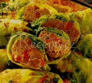 Zelné závitky s mletým masem