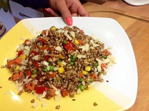 Zeleninové pohankové "rizoto"