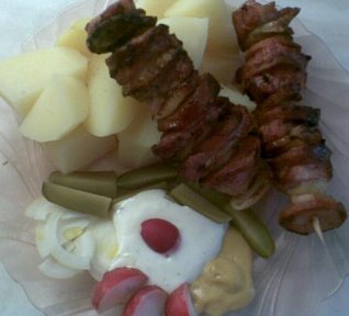 Špekáčkové špízy