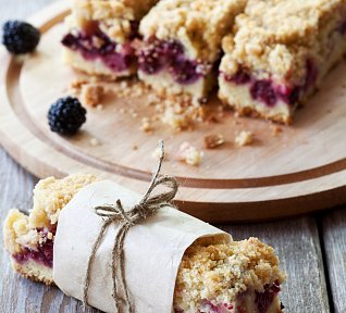 Hraběnčiny řezy s lesním ovocem