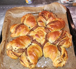 Ořechový květ / koláč