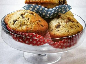 Čokoládovo-oříškové muffiny Čokoládovo-oříškové muffiny