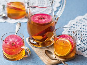 Horké jablko se zázvorem a skořicí